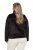 Ulla Popken 850310 Giacca in pelliccia sintetica Marrone scuro - Giacche - Giacche taglie forti da donna