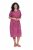 Ulla Popken 850346 Abito fantasia con scollo a V Rosa - Vestiti midi - Abiti midi taglie comode