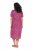 Ulla Popken 850346 Abito fantasia con scollo a V Rosa - Vestiti midi - Abiti midi taglie comode