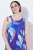 Ulla Popken 850367 Abito in jersey fantasia Blu scuro - Abiti in jersey - 