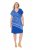 Ulla Popken 850389 Abito in chiffon fantasia Blu - Abiti - Vestiti per tutte le taglie