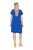 Ulla Popken 850389 Abito in chiffon fantasia Blu - Abiti - Vestiti per tutte le taglie
