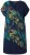 Ulla Popken 850393 Abito in chiffon fantasia Blu scuro - Abiti estivi - Abiti estivi taglie forti