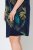 Ulla Popken 850393 Abito in chiffon fantasia Blu scuro - Abiti estivi - Abiti estivi taglie forti
