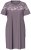 Ulla Popken 850401 Camicia da notte a fiori Marrone - Camicie da notte - 
