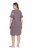 Ulla Popken 850401 Camicia da notte a fiori Marrone - Camicie da notte - 