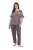 Ulla Popken 850403 Pigiama a fiori Marrone - Pigiami/Loungewear - 