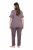 Ulla Popken 850403 Pigiama a fiori Marrone - Pigiami/Loungewear - 