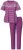 Ulla Popken 850403 Pigiama a fiori Viola - Pigiami/Loungewear - 