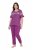 Ulla Popken 850403 Pigiama a fiori Viola - Pigiami/Loungewear - 