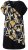 Ulla Popken 850406 Abito in chiffon fantasia Nero - Abiti - Vestiti per tutte le taglie