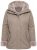 Ulla Popken 850509 Giacca in pelliccia sintetica Tortora - Giacche - Giacche taglie forti da donna
