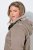 Ulla Popken 850509 Giacca in pelliccia sintetica Tortora - Giacche - Giacche taglie forti da donna
