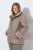 Ulla Popken 850509 Giacca in pelliccia sintetica Tortora - Giacche - Giacche taglie forti da donna