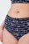 Ulla Popken 850538 Slip a fiori in cotone biologico confezione da 2 Blu scuro - Slip - 