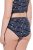 Ulla Popken 850538 Slip a fiori in cotone biologico confezione da 2 Blu scuro - Slip - 