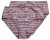 Ulla Popken 850538 Slip a fiori in cotone biologico confezione da 2 Marrone - Slip - 
