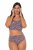 Ulla Popken 850538 Slip a fiori in cotone biologico confezione da 2 Marrone - Slip - 