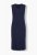 Ulla Popken 850725 Abito in maglia con scollo a V Blu scuro - Abiti in maglia - 