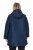 Ulla Popken 850794 Cappotto tecnico Blu scuro - Cappotti - Cappotti taglie forti da donna