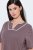 Ulla Popken 850903 Pigiama a fiori confezione da 2 Marrone - Pigiami/Loungewear - 
