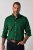 JP1880 850921 Camicia in velluto a coste a maniche lunghe Verde foresta TALL - TALL camicie - Camicie TALL per uomo alto