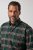 JP1880 850923 Camicia a quadri a maniche lunghe Verde foresta TALL - TALL camicie - Camicie TALL per uomo alto