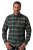 JP1880 850923 Camicia a quadri a maniche lunghe Verde foresta TALL - TALL camicie - Camicie TALL per uomo alto