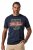 JP1880 850980 T-shirt con stampa effetto vintage Blu scuro TALL - TALL T-shirts - T-Shirt per Uomini Alti