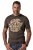 JP1880 851001 Rolling Stones Retro Logo T-shirt Nocciola - Magliette di band - T-shirt band taglie forti