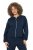 Ulla Popken 851040 Felpa con zip Blu scuro - Felpe - Felpe girocollo da donna taglie forti