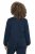 Ulla Popken 851040 Felpa con zip Blu scuro - Felpe - Felpe girocollo da donna taglie forti