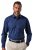 JP1880 851055 Camicia business fantasia no-stiro manica lunga Blu scuro TALL - TALL camicie - Camicie TALL per uomo alto