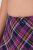 Ulla Popken 851071 Slip a quadri in cotone biologico confezione da 2 Viola - Slip - 