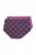 Ulla Popken 851071 Slip a quadri in cotone biologico confezione da 2 Viola - Slip - 