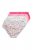 Ulla Popken 851140 Slip a fiori confezione da 5 Rosa - Slip - 