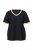 Ulla Popken 851245 Pigiama a righe Nero - Pigiami/Loungewear - 