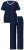 Ulla Popken 851245 Pigiama a righe Blu scuro - Pigiami/Loungewear - 