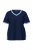 Ulla Popken 851245 Pigiama a righe Blu scuro - Pigiami/Loungewear - 