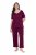 Ulla Popken 851245 Pigiama Rosso bacca - Pigiami/Loungewear - 