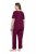 Ulla Popken 851245 Pigiama Rosso bacca - Pigiami/Loungewear - 