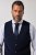 JP1880 851421 Gilet in maglia con scollo a V Blu scuro - Abiti - Abiti da Uomo Taglie Forti