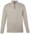 JP1880 851436 Maglione in maglia con collo a bottoni Marrone noce TALL - TALL felpe - Felpe TALL per uomo alto