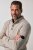 JP1880 851436 Maglione in maglia con collo a bottoni Marrone noce TALL - TALL felpe - Felpe TALL per uomo alto