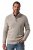 JP1880 851436 Maglione in maglia con collo a bottoni Marrone noce TALL - TALL felpe - Felpe TALL per uomo alto