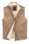 JP1880 851516 Gilet effetto camoscio con fodera teddy Beige - Giubbotti - Giubbotti Uomo Taglie Forti