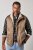 JP1880 851516 Gilet effetto camoscio con fodera teddy Beige - Giubbotti - Giubbotti Uomo Taglie Forti