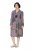 Ulla Popken 851546 Abito midi fantasia Giallo senape - Vestiti midi - Abiti midi taglie comode