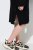 Ulla Popken 851563 Abito in maglia a maniche lunghe con collo alto Nero - Abiti - Vestiti per tutte le taglie