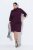 Ulla Popken 851664 Abito in jersey con collo alto Prugna - Abiti - Vestiti per tutte le taglie